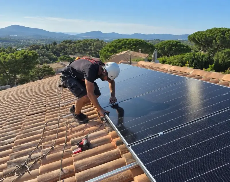 Installateur panneaux solaires Valmanya — pose photovoltaïque sur toiture